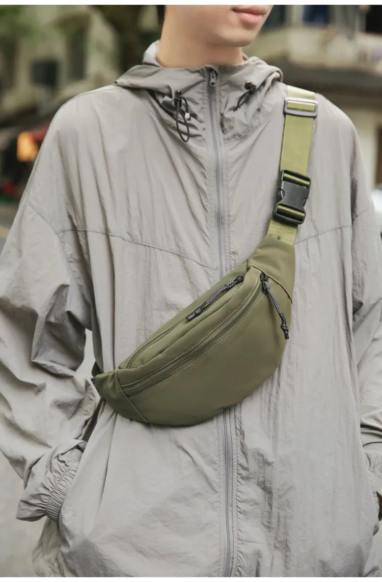 Outdoor Multifunction Crossbody Chest Bag – Sport, Travel, Hip Hop Fanny Pack | Men & Women - Aussies Aura
