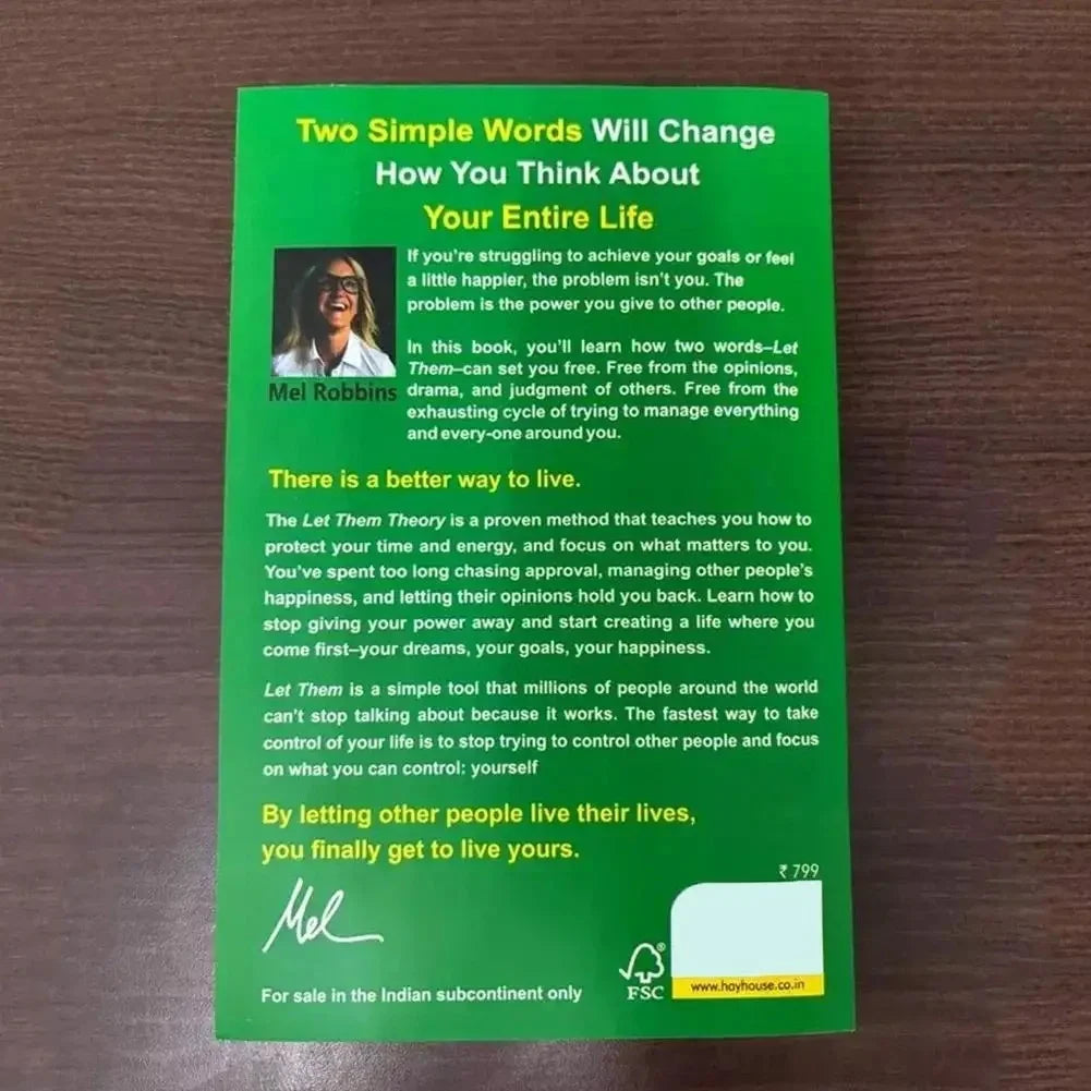 Let Them Theory – Mel Robbins (Life-Changing Self-Management Book) - Aussies Aura