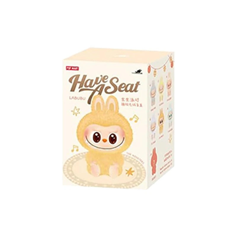 POP MART Labubu Doll – The Monsters Have a Seat Blind Box Collectible Plush Toy | Cute Vinyl Figure Gift & Desk