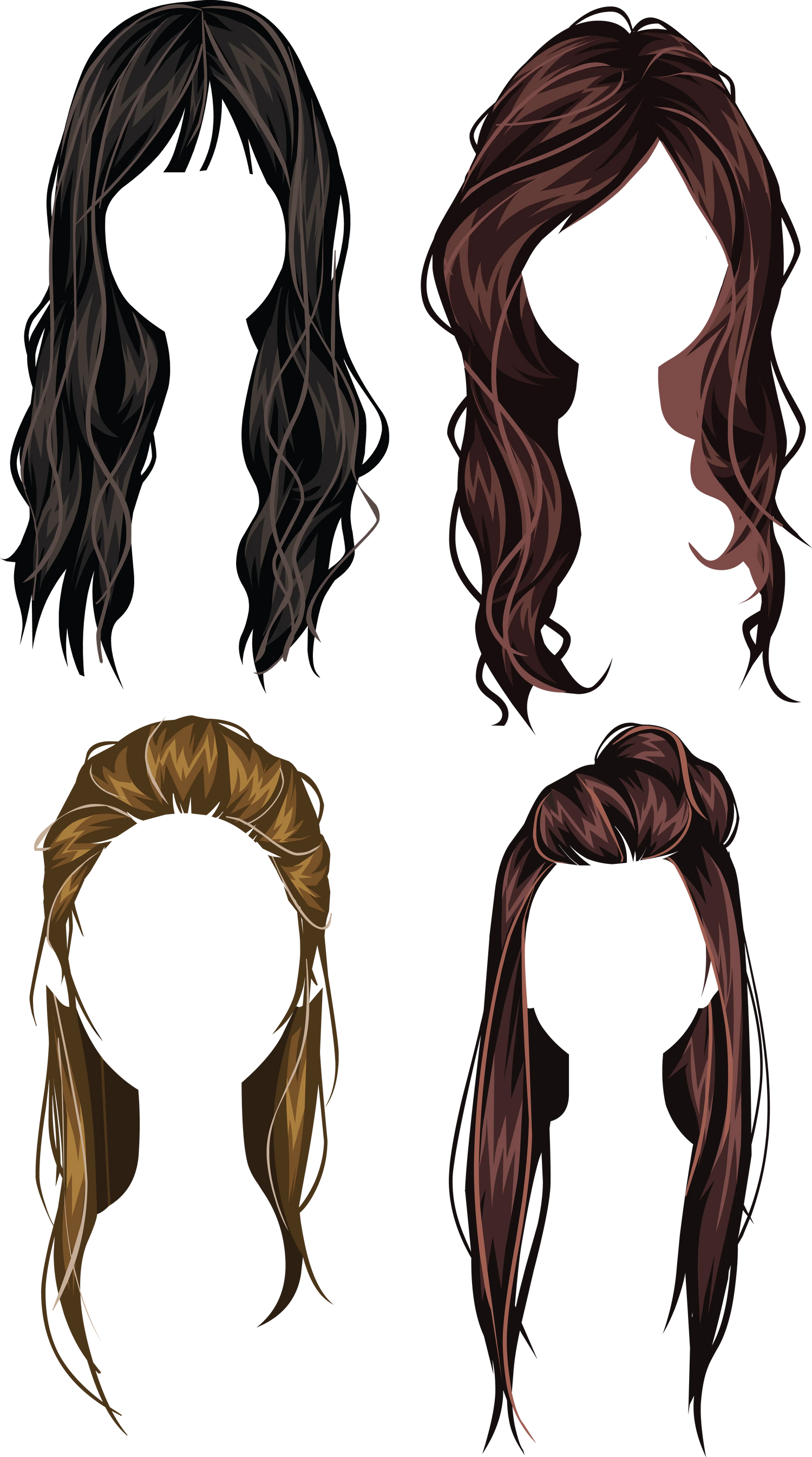 Premium hair wigs and extensions collection for women – human and synthetic