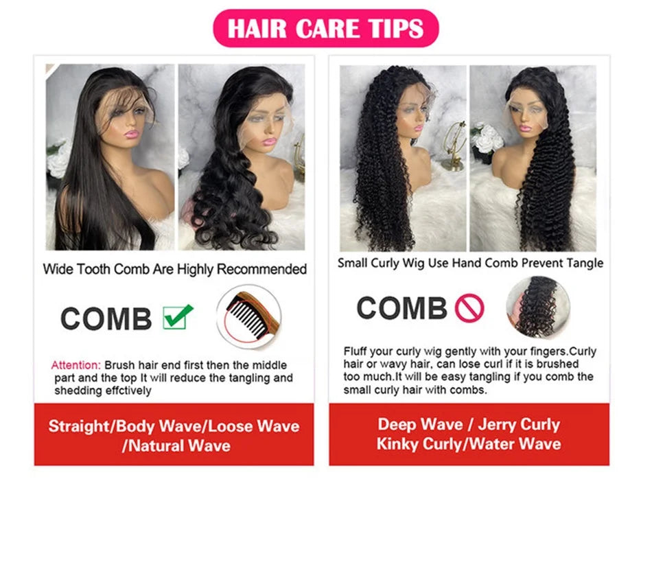 Body Wave HD Transparent Lace Front Wig – 13x4, 13x6, 360 Lace, Brazilian Human Hair, 30 Inch - Aussies Aura