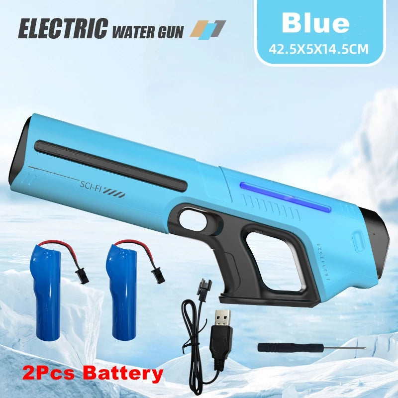 Electric Water Gun – Powerful Automatic Squirt Blaster for Adults & Kids - Aussies Aura
