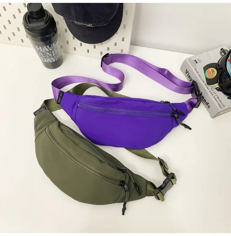 Outdoor Multifunction Crossbody Chest Bag – Sport, Travel, Hip Hop Fanny Pack | Men & Women - Aussies Aura