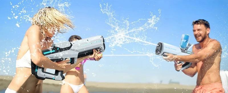 Electric Water Gun – Powerful Automatic Squirt Blaster for Adults & Kids - Aussies Aura