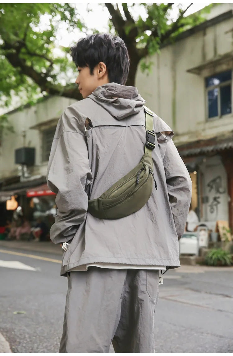 Outdoor Multifunction Crossbody Chest Bag – Sport, Travel, Hip Hop Fanny Pack | Men & Women - Aussies Aura