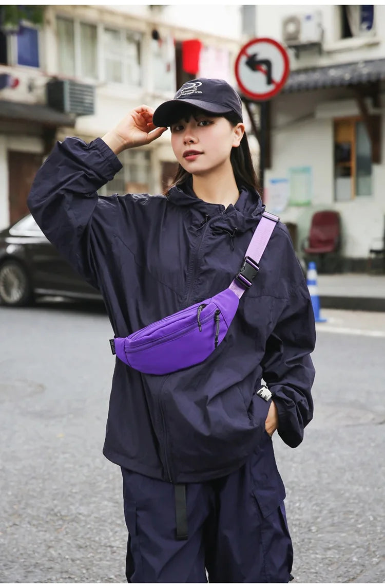 Outdoor Multifunction Crossbody Chest Bag – Sport, Travel, Hip Hop Fanny Pack | Men & Women - Aussies Aura