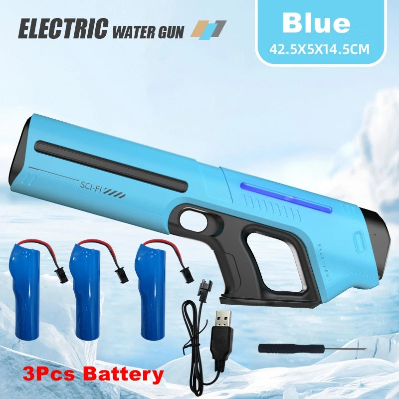 Electric Water Gun – Powerful Automatic Squirt Blaster for Adults & Kids - Aussies Aura