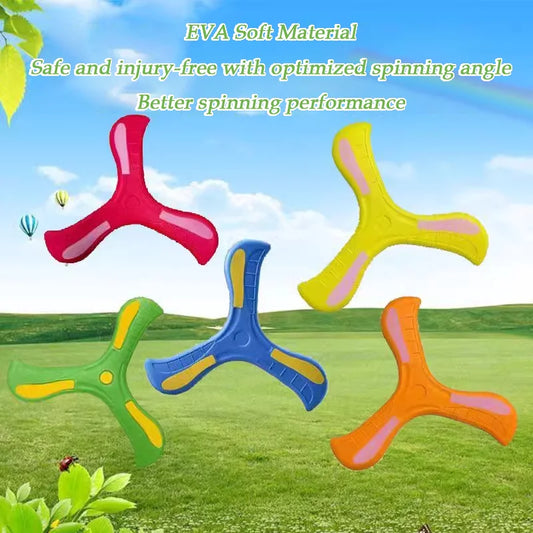 Outdoor  Boomerang Toy – Fun Stress Relief Clover Throwing Game for Kids & Adults Random - Aussies Aura