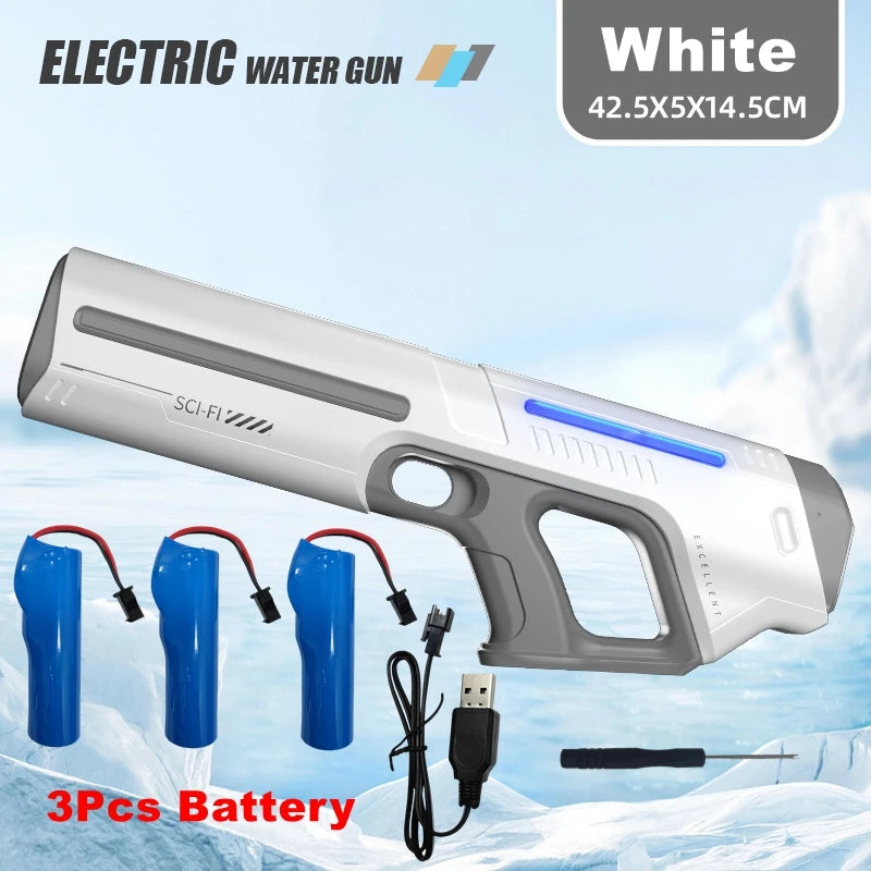 Electric Water Gun – Powerful Automatic Squirt Blaster for Adults & Kids - Aussies Aura