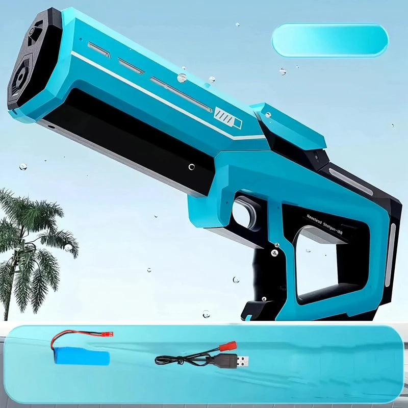 Electric Water Gun – Powerful Automatic Squirt Blaster for Adults & Kids - Aussies Aura