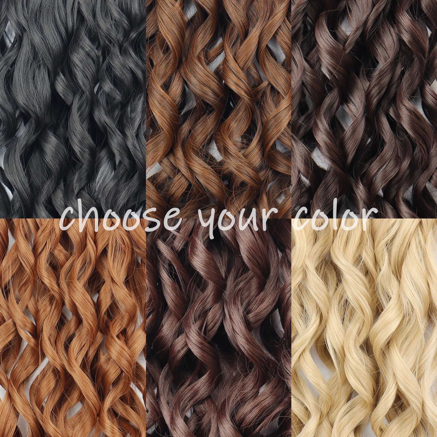 4Pcs Clip-In Hair Extensions – Long Curly Wavy Synthetic Hairpiece for Women - Aussies Aura