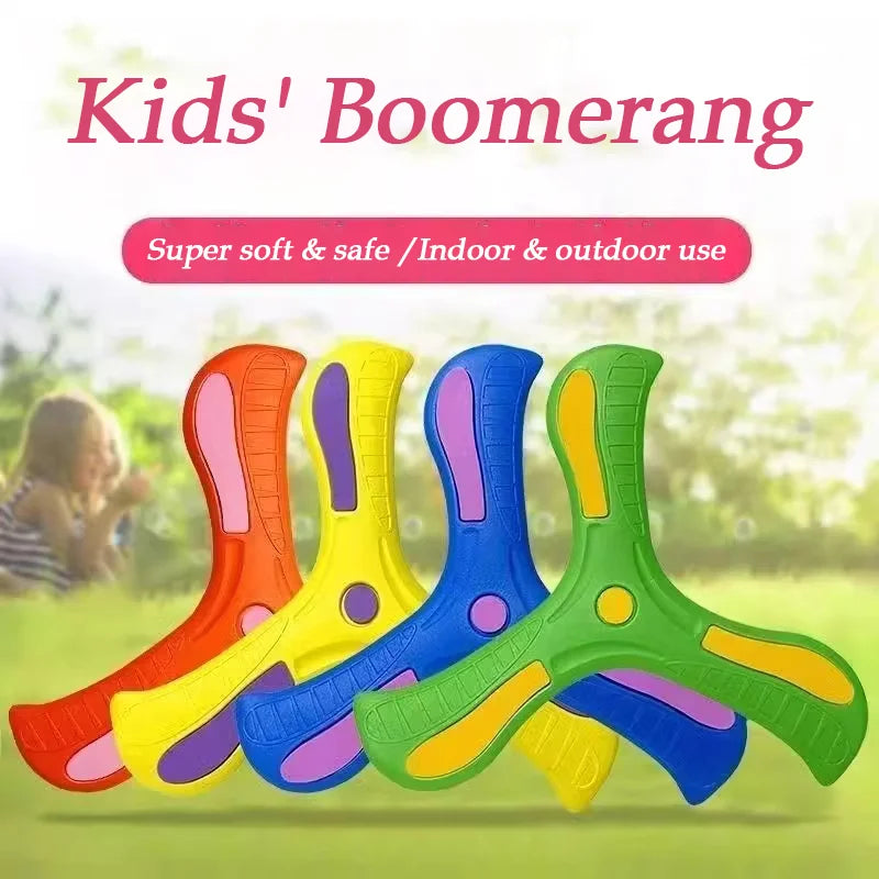 Outdoor  Boomerang Toy – Fun Stress Relief Clover Throwing Game for Kids & Adults Random - Aussies Aura