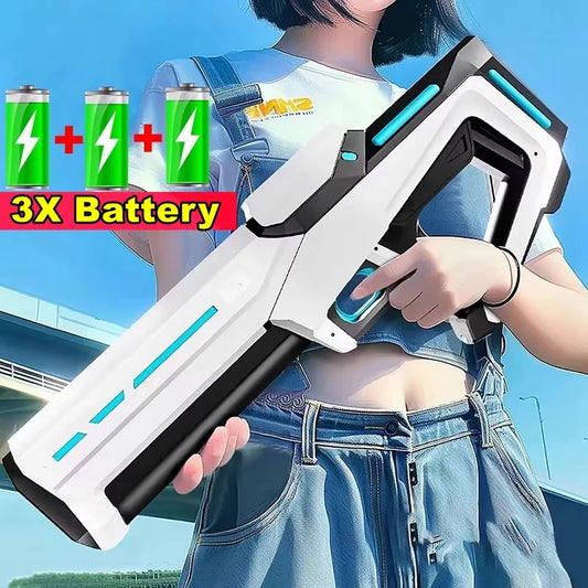 Electric Water Gun – Powerful Automatic Squirt Blaster for Adults & Kids - Aussies Aura