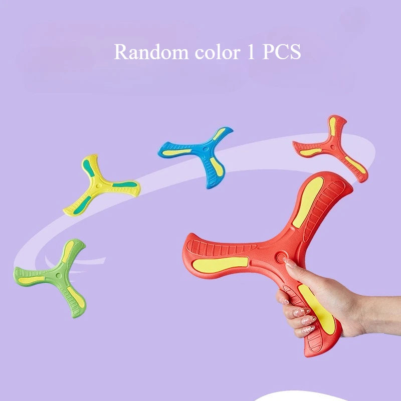 Outdoor  Boomerang Toy – Fun Stress Relief Clover Throwing Game for Kids & Adults Random - Aussies Aura