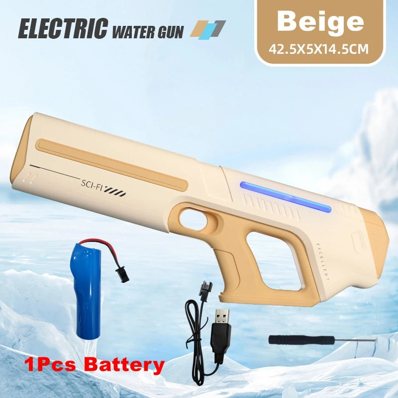 Electric Water Gun – Powerful Automatic Squirt Blaster for Adults & Kids - Aussies Aura