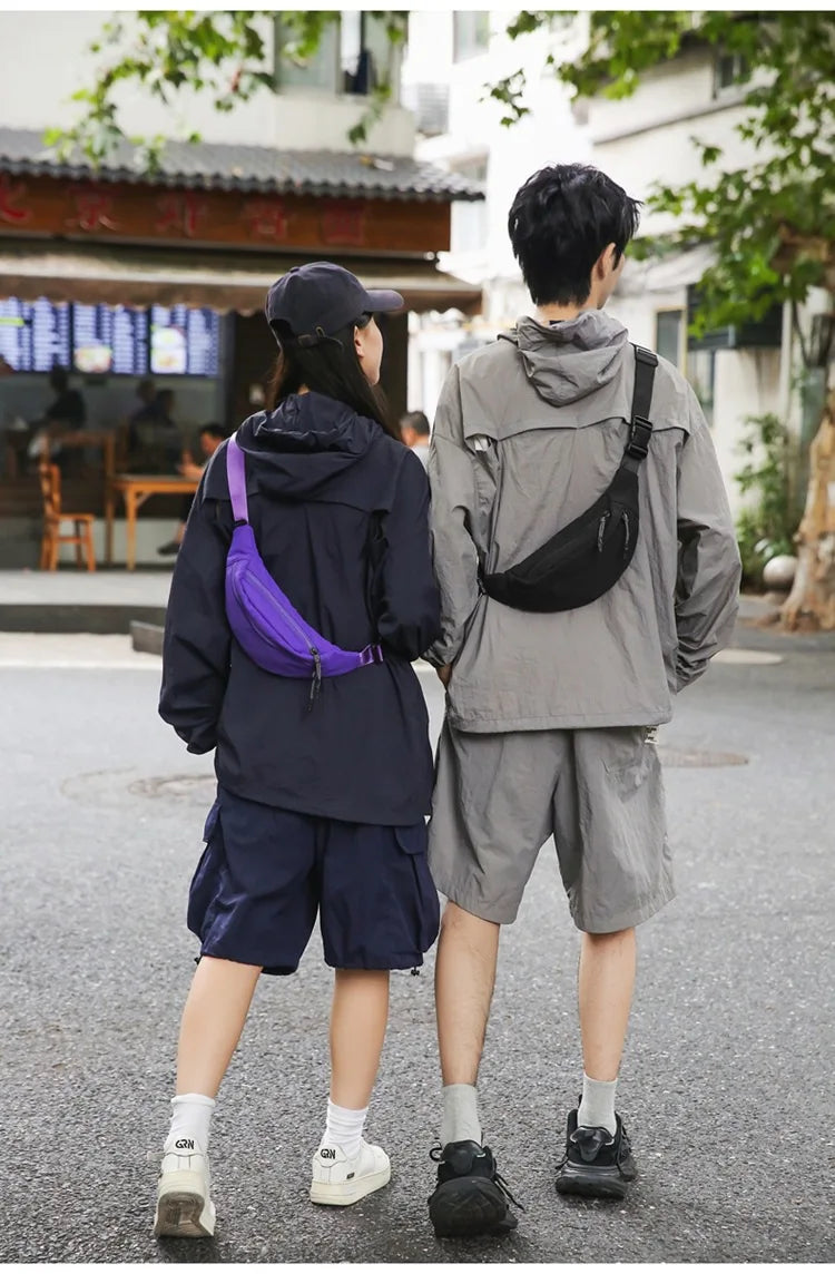 Outdoor Multifunction Crossbody Chest Bag – Sport, Travel, Hip Hop Fanny Pack | Men & Women - Aussies Aura