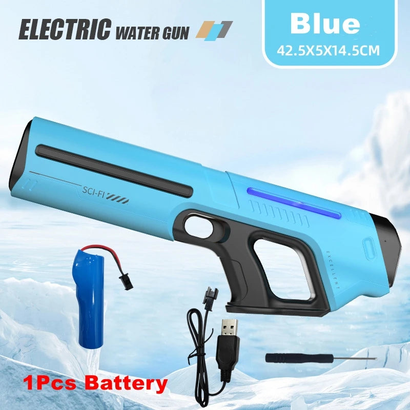 Electric Water Gun – Powerful Automatic Squirt Blaster for Adults & Kids - Aussies Aura