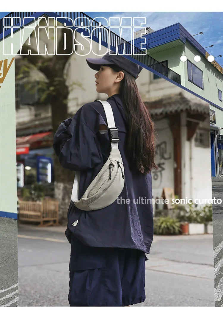 Outdoor Multifunction Crossbody Chest Bag – Sport, Travel, Hip Hop Fanny Pack | Men & Women - Aussies Aura