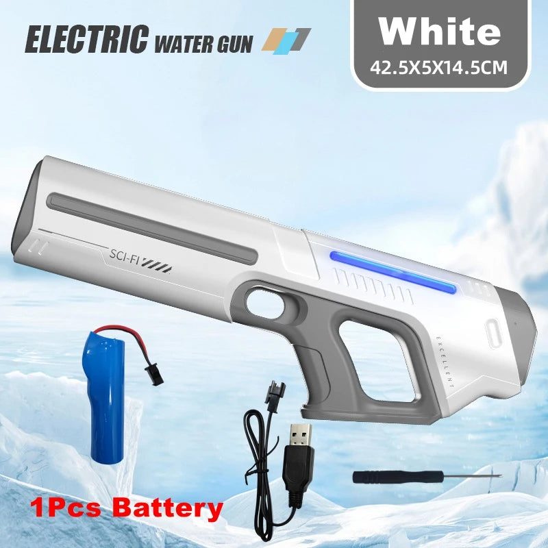Electric Water Gun – Powerful Automatic Squirt Blaster for Adults & Kids - Aussies Aura
