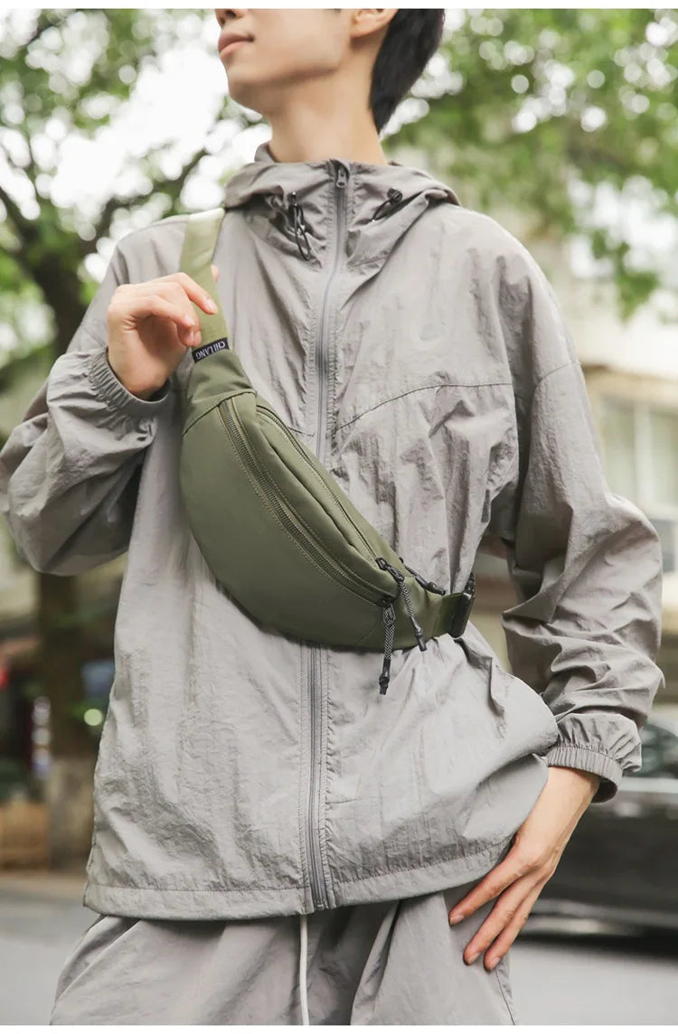Outdoor Multifunction Crossbody Chest Bag – Sport, Travel, Hip Hop Fanny Pack | Men & Women - Aussies Aura