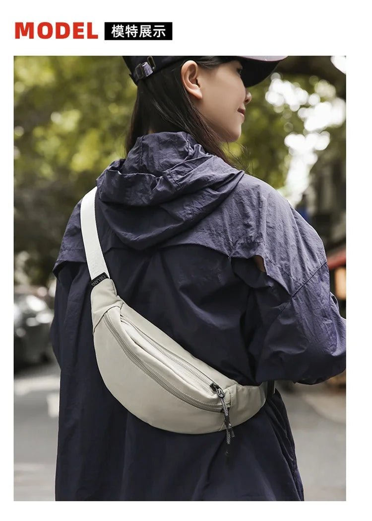 Outdoor Multifunction Crossbody Chest Bag – Sport, Travel, Hip Hop Fanny Pack | Men & Women - Aussies Aura