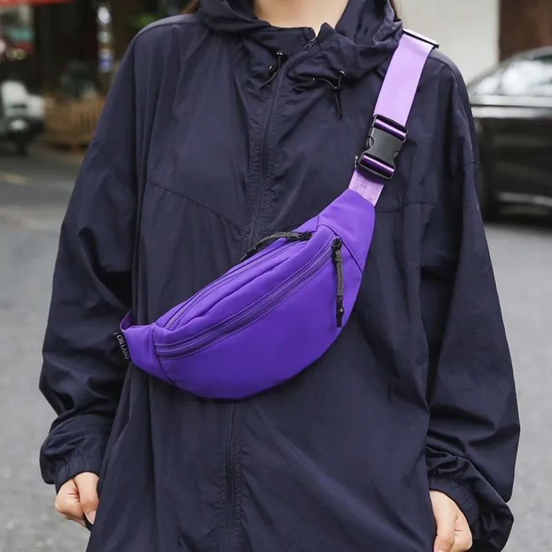 Outdoor Multifunction Crossbody Chest Bag – Sport, Travel, Hip Hop Fanny Pack | Men & Women - Aussies Aura