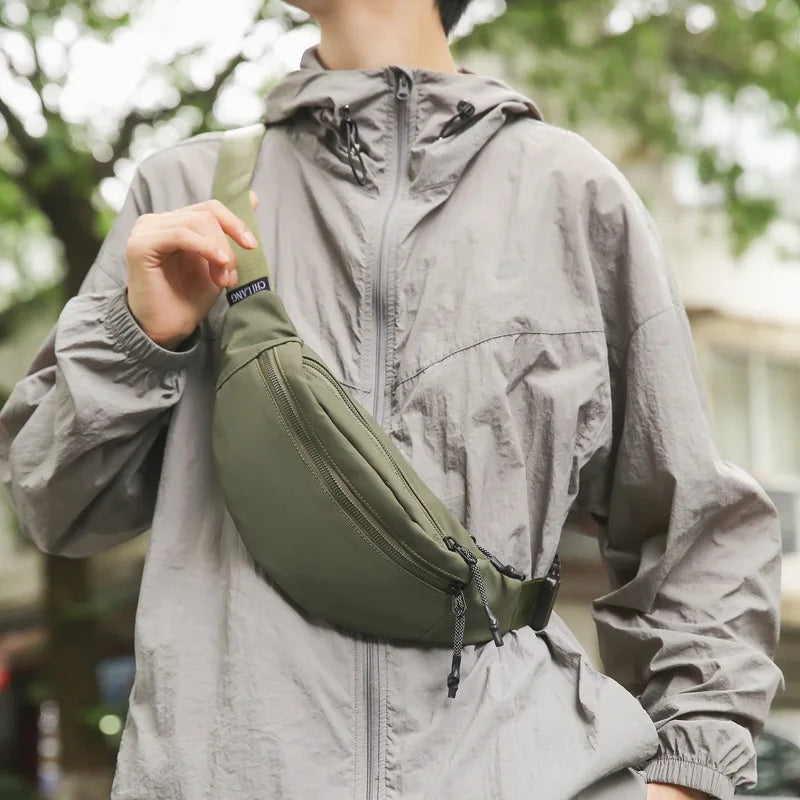 Outdoor Multifunction Crossbody Chest Bag – Sport, Travel, Hip Hop Fanny Pack | Men & Women - Aussies Aura