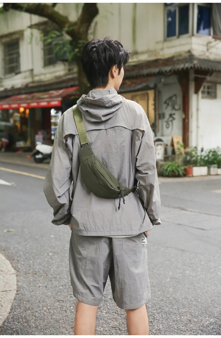 Outdoor Multifunction Crossbody Chest Bag – Sport, Travel, Hip Hop Fanny Pack | Men & Women - Aussies Aura