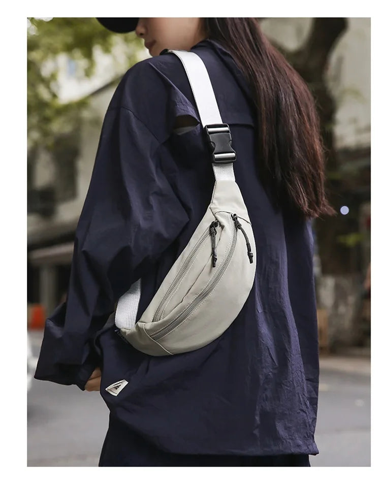 Outdoor Multifunction Crossbody Chest Bag – Sport, Travel, Hip Hop Fanny Pack | Men & Women - Aussies Aura