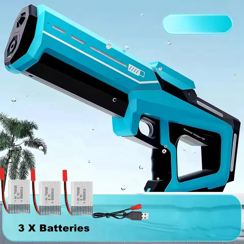 Electric Water Gun – Powerful Automatic Squirt Blaster for Adults & Kids - Aussies Aura