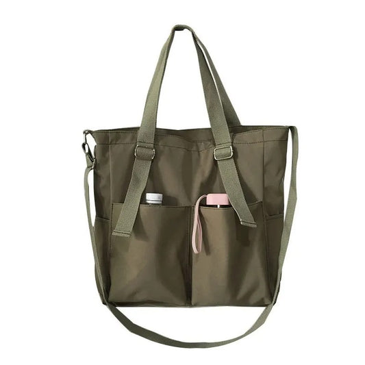 Waterproof Oxford Large Capacity Tote & Crossbody Bag – Versatile Women’s Everyday Handbag