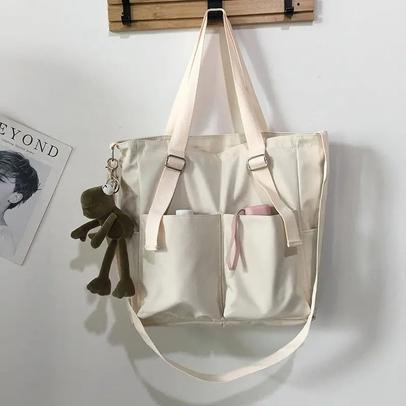 Waterproof Oxford Large Capacity Tote & Crossbody Bag – Versatile Women’s Everyday Handbag - Aussies Aura