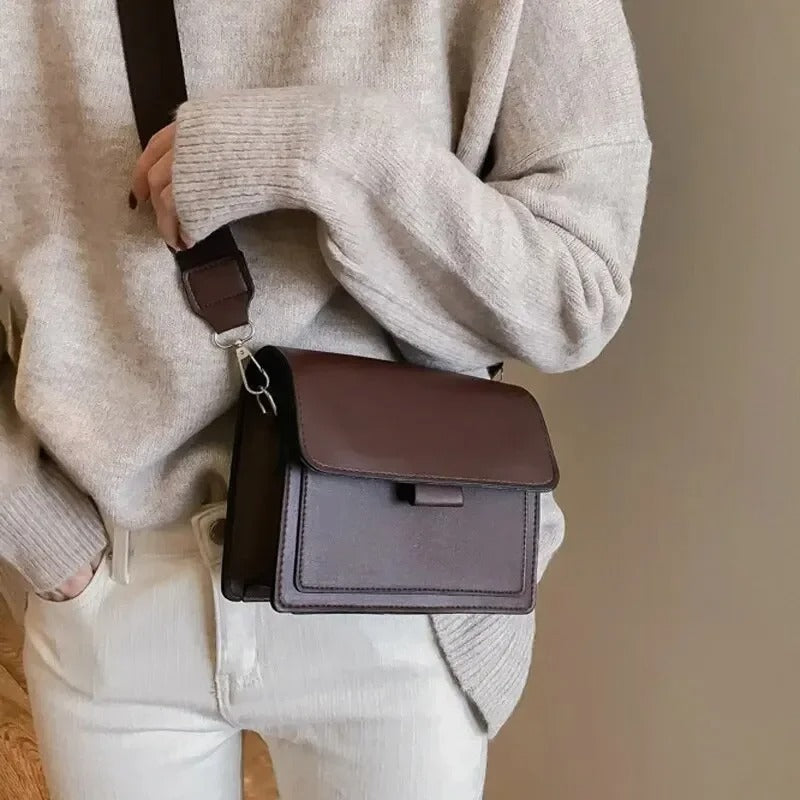 PU Leather Small Flap Crossbody Bag – Women’s Shoulder & Messenger Handbag - Aussies Aura
