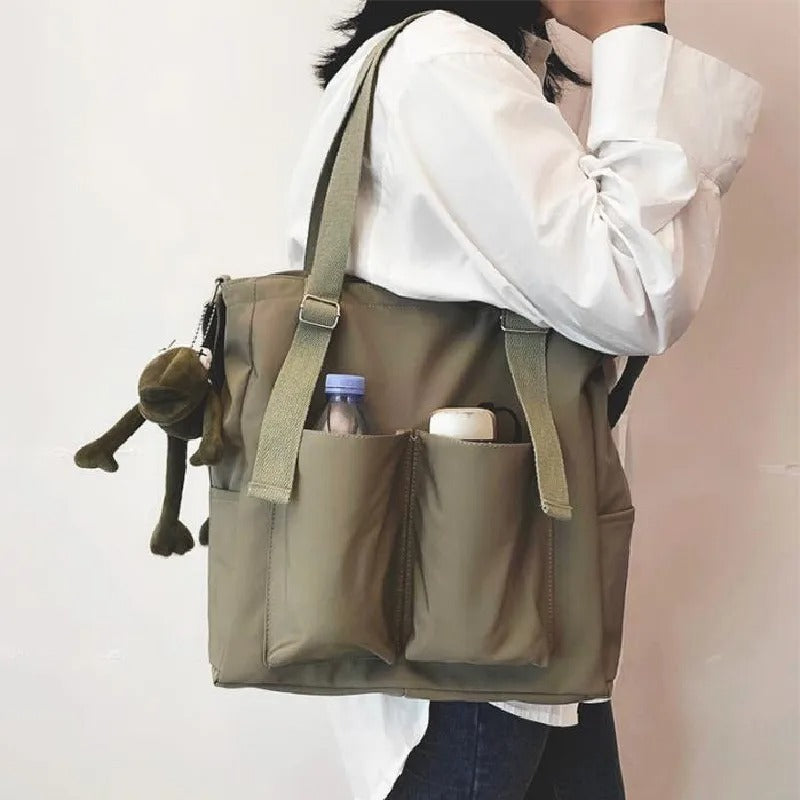 Waterproof Oxford Large Capacity Tote & Crossbody Bag – Versatile Women’s Everyday Handbag - Aussies Aura