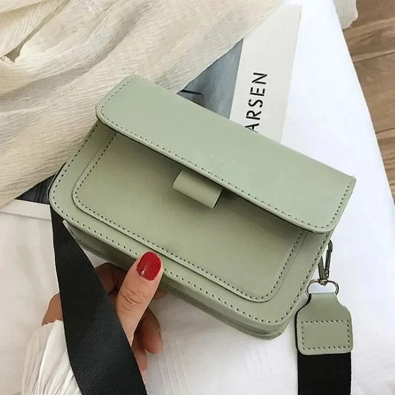 PU Leather Small Flap Crossbody Bag – Women’s Shoulder & Messenger Handbag - Aussies Aura
